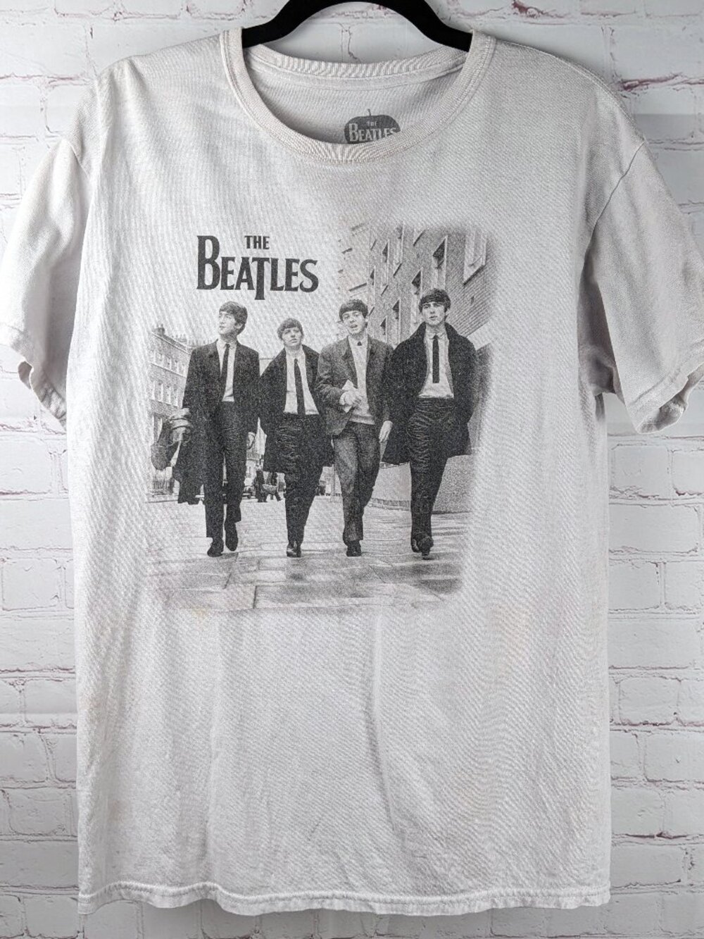 The Beatles Walking Black & White Graphic Tee S/M